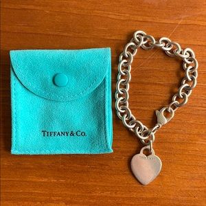 Tiffany & Co Heart charm bracelet